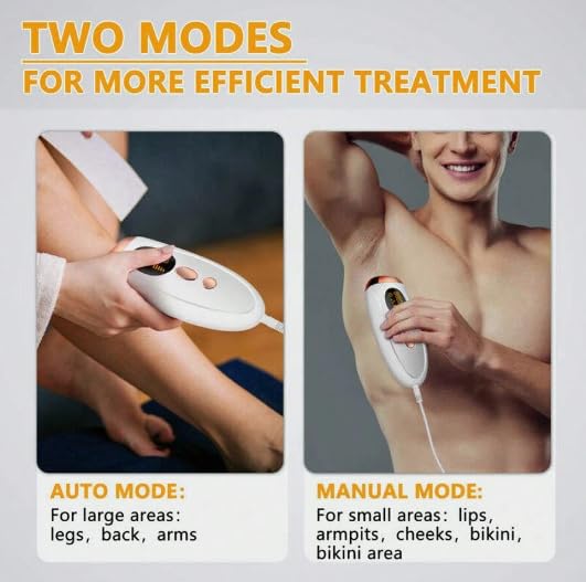 Painless IPL Laser Hair Removal Device for Home