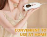 Painless IPL Hair Removal Device for Home Use
