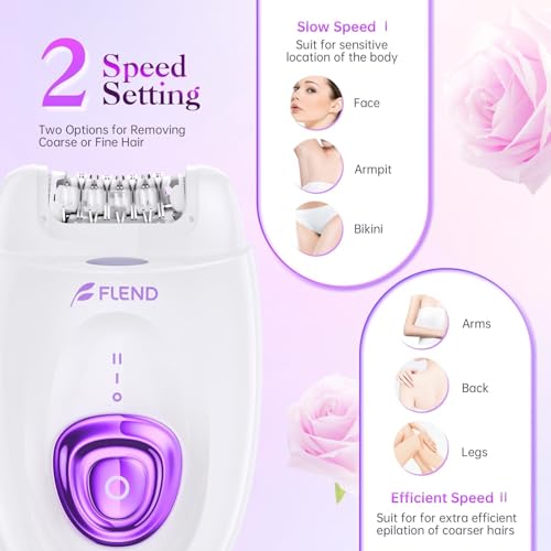 2-in-1 Epilator and Electric Shaver for Women
