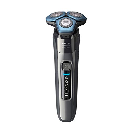 Philips Norelco Shaver 7100, Rechargeable Wet & Dry Electric Shaver with SenseIQ Technology and Pop-up Trimmer S7788/82