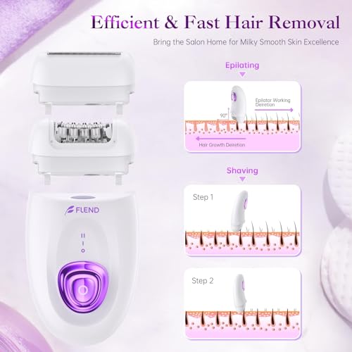 2-in-1 Epilator and Electric Shaver for Women