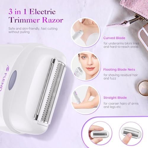 2-in-1 Epilator and Electric Shaver for Women