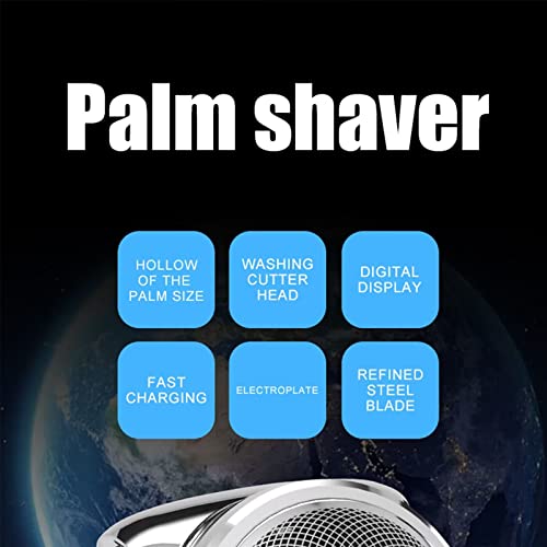 Mini Electric Shaver, Electric Razor for Men, Pocket Size Portable Shavers USB Rechargeable Waterproof Shaver Easy One-Button Use Suitable for Home,Car,Travel Gifts for Father's Day Mens Boys