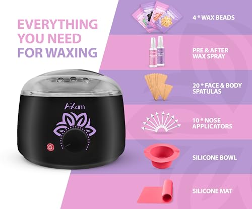 AZAM Home Waxing Kit with Hard Wax Beads