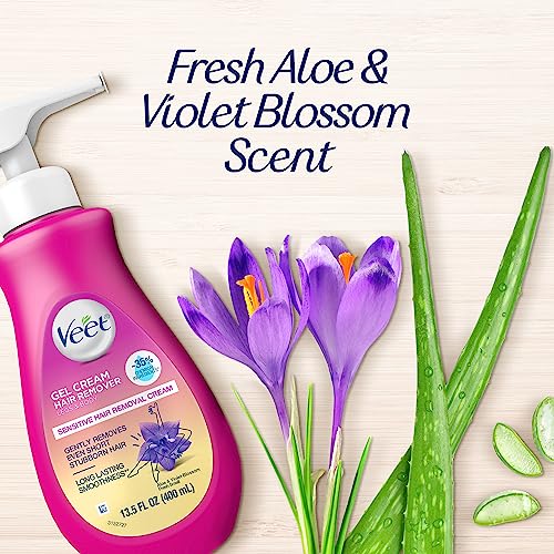 Veet Sensitive Skin Gel Cream Hair Remover 13.5oz