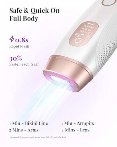 Hikyskin IPL Hair Removal Device with Cooling Tech