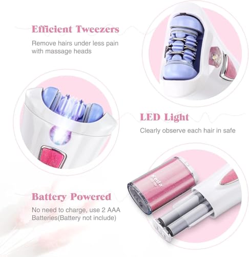 Bubbacare Cordless Facial Hair Removal Epilator