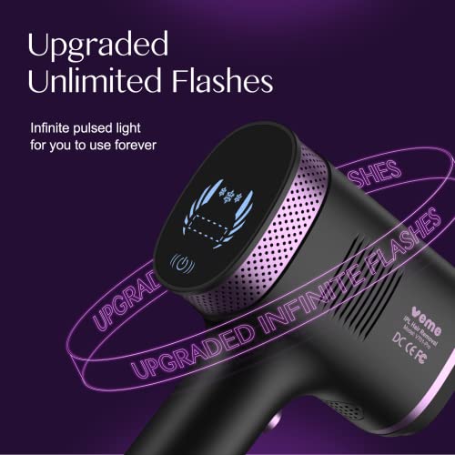 IPL Hair Removal Device with 2 Attachments