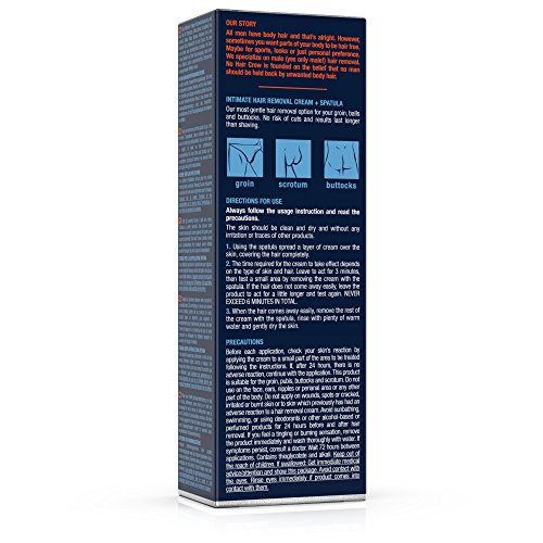 NO HAIR CREW Gentle Intimate Hair Removal Cream