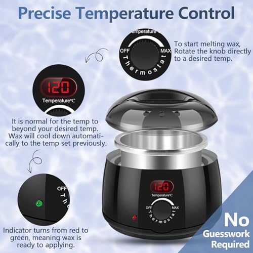 Digital Wax Warmer Kit with Hard Wax Beads