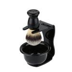 3-in-1 Shaving Brush Set with Stand