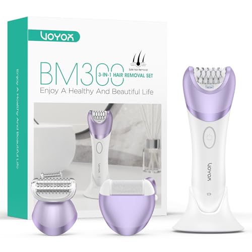 VOYOR Cordless 3-in-1 Epilator & Shaver