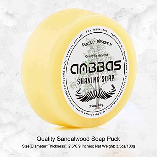 Anbbas Badger Hair Shaving Brush & Soap Set