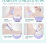 VOGOE Cordless 4-in-1 Electric Hair Remover