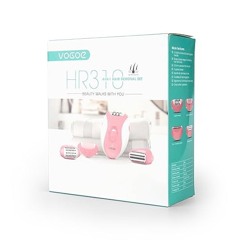 VOGOE 4-in-1 Cordless Hair Removal Epilator