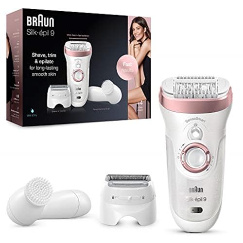 Braun Silk-épil 9 Epilator with Cleansing Brush