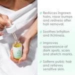 WildMint Healing Oil for Ingrown Hairs & Razor Bumps