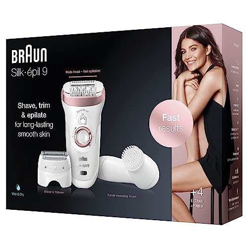 Braun Silk-épil 9 Epilator with Cleansing Brush