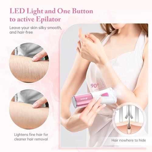 Cordless Electric Facial Hair Epilator for Women