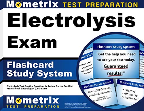Electrolysis Study Flashcards for CPE Exam Preparation