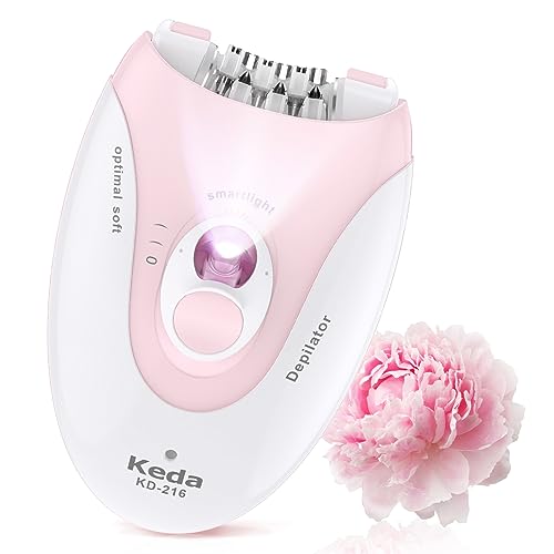 Bubbacare Cordless Facial Epilator with LED Light