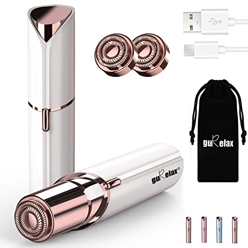 Women's Rechargeable Facial Hair Remover with Replacement Heads