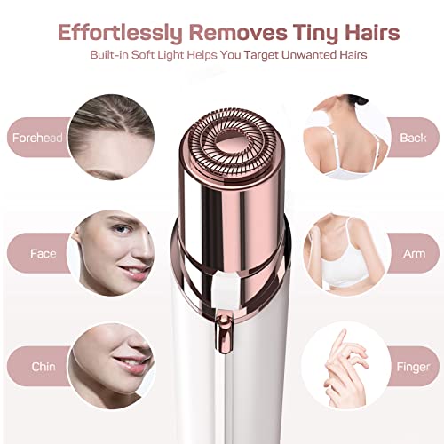 Women's Rechargeable Facial Hair Remover with Replacement Heads