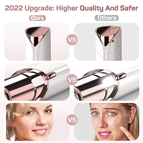 Women's Rechargeable Facial Hair Remover with Replacement Heads