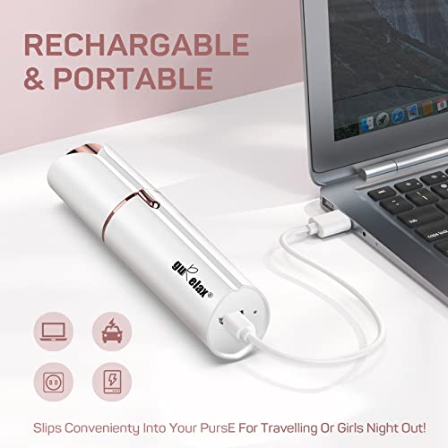 Women's Rechargeable Facial Hair Remover with Replacement Heads