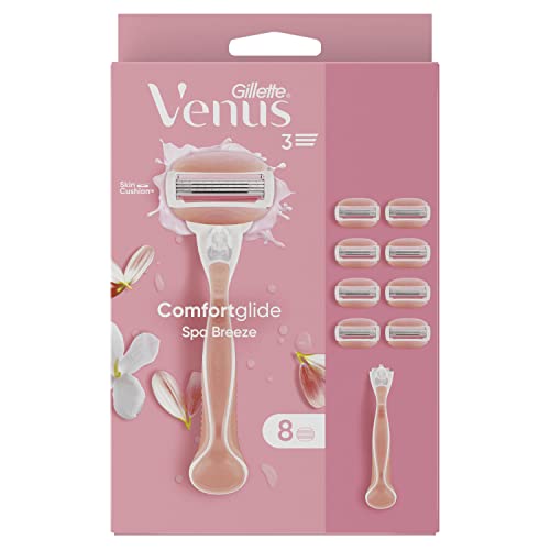 Gillette Venus Spa Breeze Women's Razor with 8 Refills