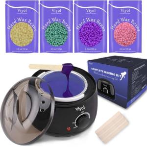 Painless Home Waxing Kit with Heater and Beads