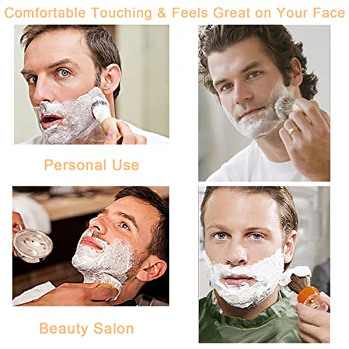 Handmade Horsehair Beard Brush Set for Men