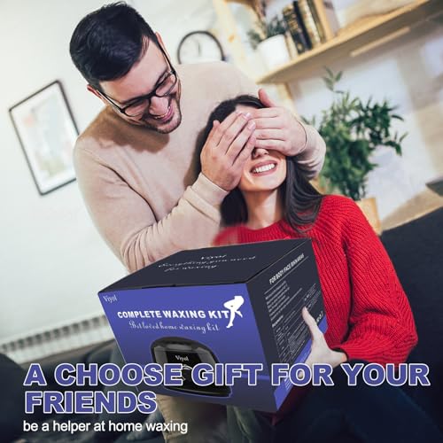 Painless Home Waxing Kit with Heater and Beads