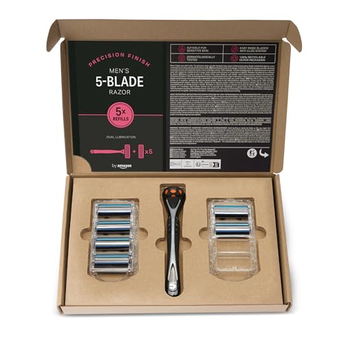 Men's 5-Blade Razor with 6 Refills