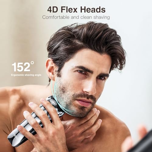 YIRISO Waterproof Electric Razor for Men