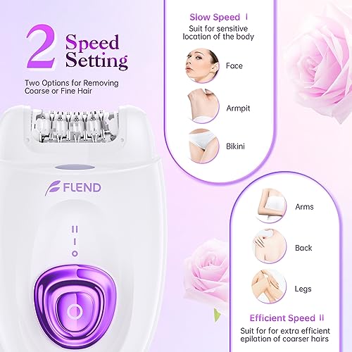 2-in-1 Electric Epilator and Shaver for Women