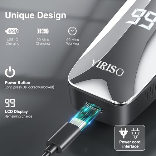 YIRISO Waterproof Electric Razor for Men