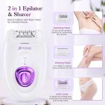 2-in-1 Electric Epilator and Shaver for Women