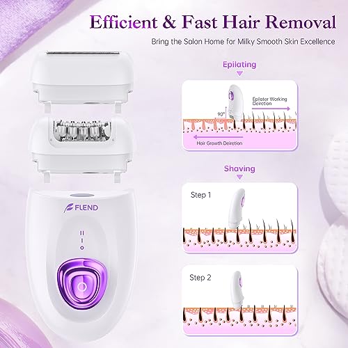 2-in-1 Electric Epilator and Shaver for Women