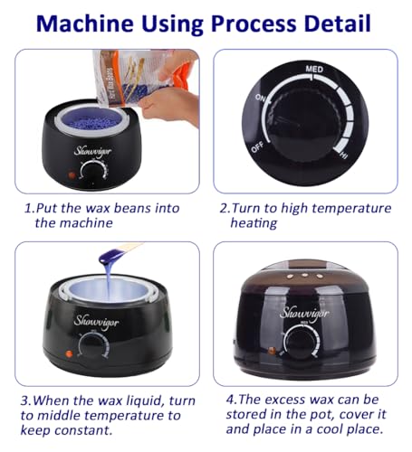 Professional Wax Heater and Hair Removal Kit