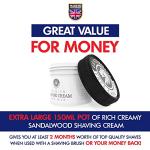 Luxury Sandalwood Shaving Cream - 150ml Pot
