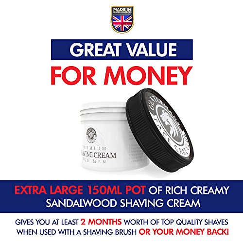 Luxury Sandalwood Shaving Cream - 150ml Pot