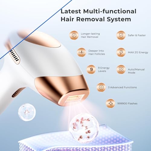 3-in-1 IPL Laser Hair Removal Device