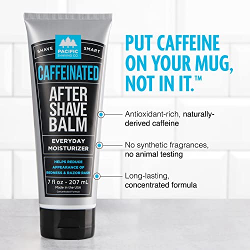 Caffeinated Aftershave Balm for Sensitive Skin