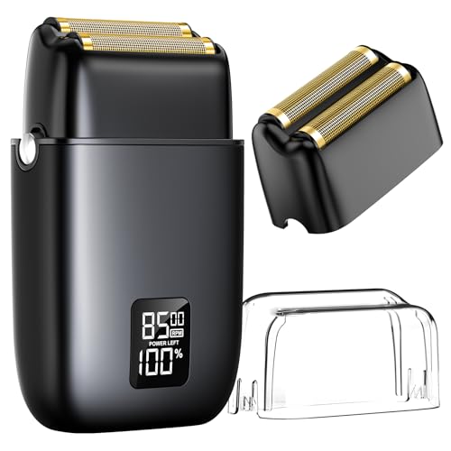 Adjustable Electric Razor for Men – Waterproof & Rechargeable