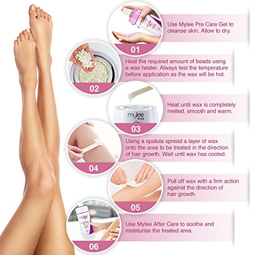 Mylee Professional Waxing Kit with Heater & Beads
