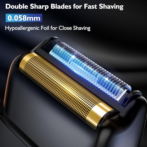 Adjustable Electric Razor for Men – Waterproof & Rechargeable