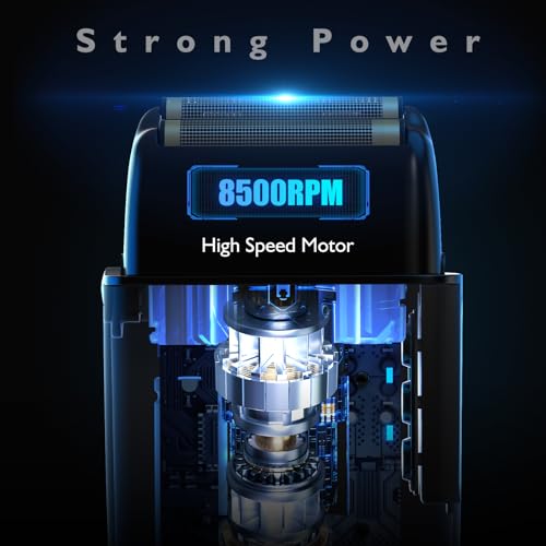 Adjustable Electric Razor for Men – Waterproof & Rechargeable