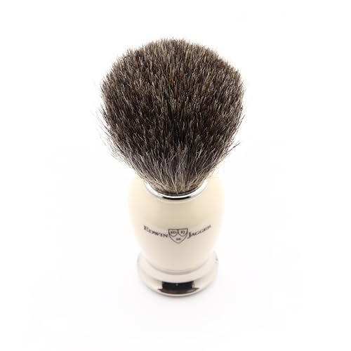 Edwin Jagger Classic Badger Shaving Brush with Stand