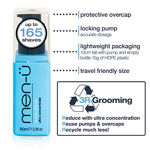 men-ü Ultra-Concentrated Shaving Cream with Tea Tree Oil